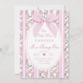 Fancy One Love Shack Bow 1st Birthday Kaart (Voorkant)