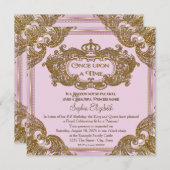 Fancy op een verjaardagsfeestje kaart (Voorkant / Achterkant)