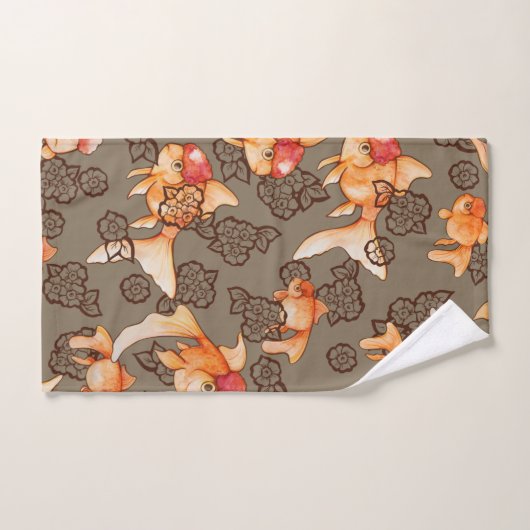 Fancy Oranda Goldfish Bad Handdoek (Handdoek)