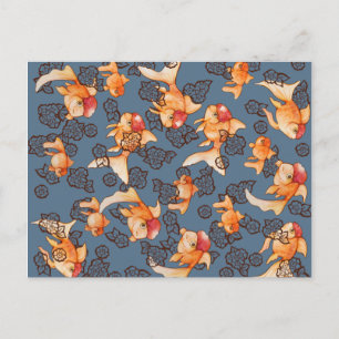 Fancy Oranda Goldfish Briefkaart