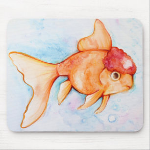 Fancy Oranda Goldfish Muismat