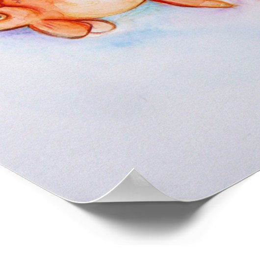 Fancy Oranda Goldfish Poster (Hoek)