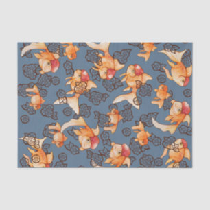 Fancy Oranda Goldfish Tissuepapier