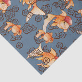 Fancy Oranda Goldfish Tissuepapier (Detail)