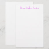 Fancy overleving briefpapier (Voorkant / Achterkant)