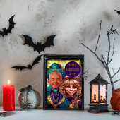 Fancy paarse karikatuur in Venetië Kaart