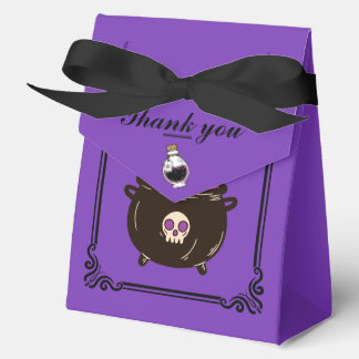 Fancy Paarse Magick Halloween Bedankdoosjes
