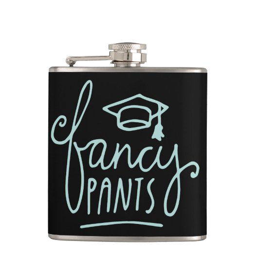Fancy Pants Funny Afstudeerder Heupfles (Voorkant)