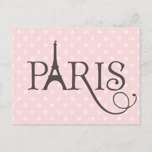 Fancy Parijs Briefkaart