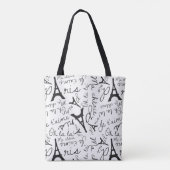 Fancy Paris Monogram Draagtas (Achterkant)