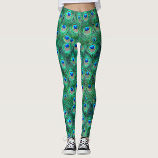 Fancy Peacock-ventilatoren All-Over-Print Leggings