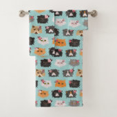 Fancy Perzische katten Bad Handdoek (Insitu)