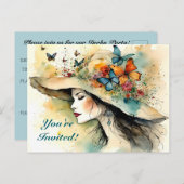 FANCY PET DERBY PARTY UITNODIGING (Voorkant / Achterkant)