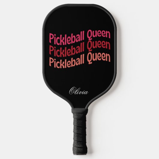 Fancy Pickleball Queen's Paddle (Voorkant)