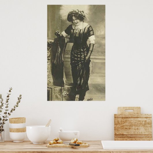 fancy poster van 1900 (Keuken)