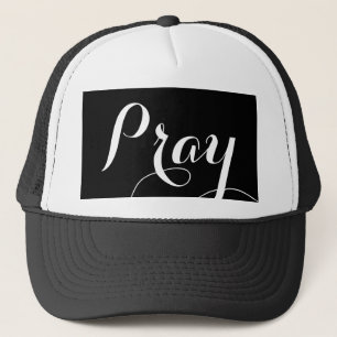 fancy PRAY-scriptletters   Trucker Pet