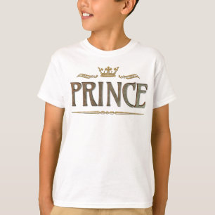 Fancy PRINCE Lettering - middeleeuwse koninklijke T-shirt