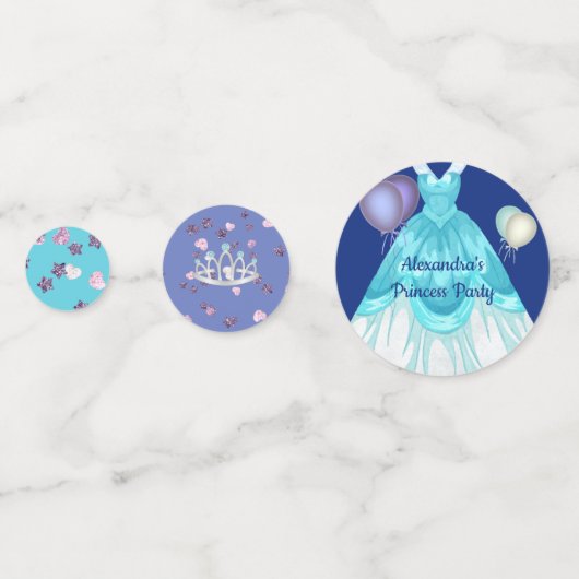 Fancy Princess Table Confetti (Derrière)