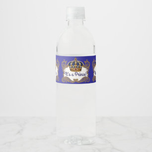 Fancy Prins Koninklijke Kroon Waterfleslabels Waterfles Etiket