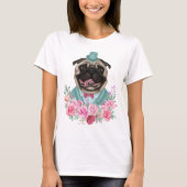 Fancy Pug T-Shirt (Voorkant)