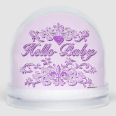 Fancy Purple Hello bébé (Avant)