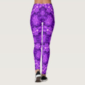 Fancy Purple Yoga Love Leggings (Dos)