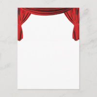 Fancy rode fluwelen showcase gordijn nodigt uit