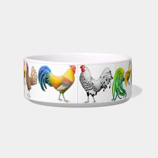 Fancy roeststers kippenbroeken Pet Bowl Voerbakje