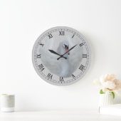 Fancy Roman Numeral Bird Wall Clock Grote Klok (Huis)