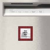 Fancy  rood Fotomagneet lijst Magneet (Insitu (Vaatwasser))