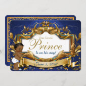 Fancy Royal African Prince, blauw en goud Kaart (Voorkant / Achterkant)