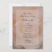 Fancy Roze Baby shower Kaart (Voorkant)