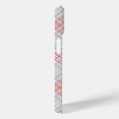Fancy Roze 'n Groen Geometrisch Plaid Case-Mate iPhone Case (Achterkant / Rechts)