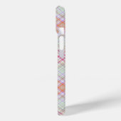 Fancy Roze 'n Groen Geometrisch Plaid Case-Mate iPhone Case (Achterkant / Links)