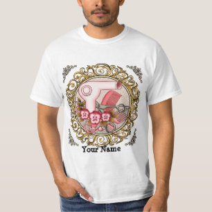 Fancy roze schoonheidsspecialist T-Shirt