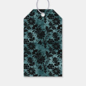 Fancy schedel cadeaulabel (Achterkant)