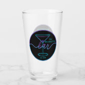 Fancy Script Fun Bar-bril Glas (Achterkant)