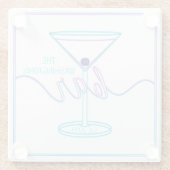 Fancy Script Fun Colours Fun Bar Glazen Onderzetter (Achterkant)