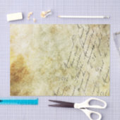 Fancy  script op oude perkamentstijl tissuepapier (Craft)