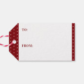 Fancy script voor fijne kerst cadeaulabel (Achterkant Horizontaal)