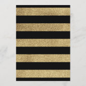 Fancy Script Wedding Menu Card voor Bord (Achterkant)