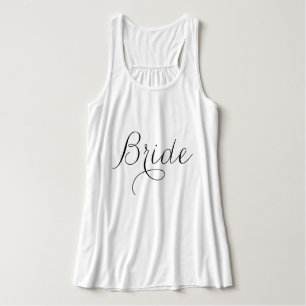 Fancy scripttypografie "Bride" Tanktop