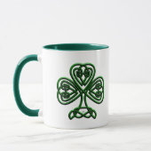 Fancy Shamrock Mok (Links)