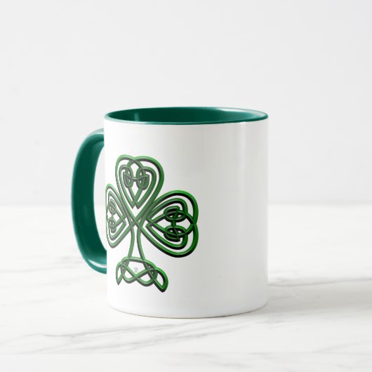 Fancy Shamrock Mok (Voorkant links)