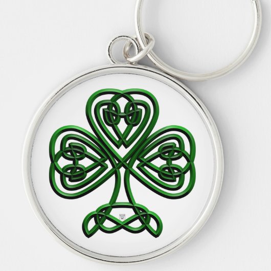 Fancy Shamrock Sleutelhanger (Voorkant)