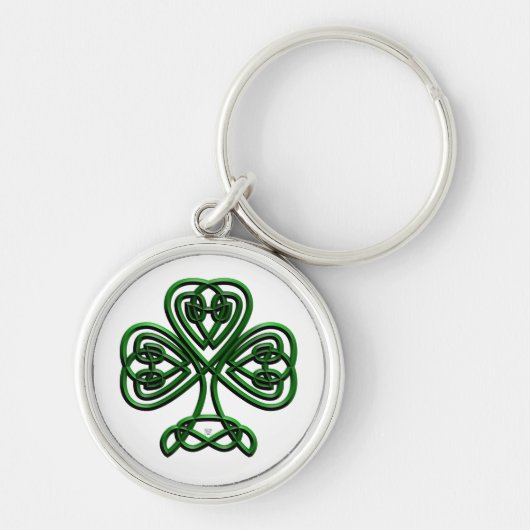 Fancy Shamrock Sleutelhanger (Voorkant)