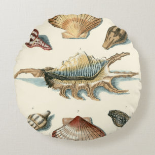 Fancy Shell Beach Rond Kussen