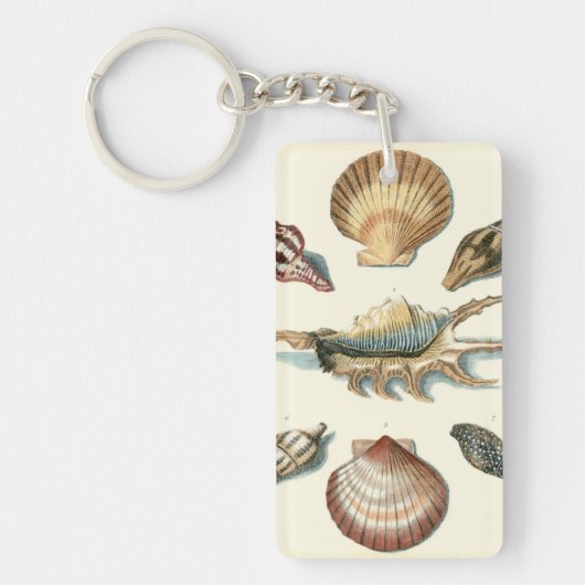 Fancy Shell Beach Sleutelhanger (Voorkant)