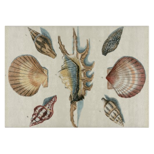 Fancy Shell Beach Snijplank (Voorkant)