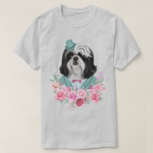 Fancy Shih Tzu T-shirt (Design voorkant)